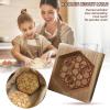 BLOWEST Carved Wooden Cookie Mold, Kitchen Cookie Cutter Gingerbread Cookie Stamp Biscuit Press Stamp Molds, Cookie Cutter for Cookie Stamp Summer Spring Decor Christmas Gifts (Bees), medium view 2