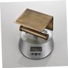 Amosfun Multifunctional Space Aluminum Toilet Paper Holder with Mobile Phone Shelf Antique Finish Tissue Roll Storage Rack for Bathroom Accessories and Stylish Design view 2