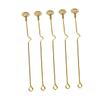 IMIKEYA 5pcs Delicate Honey Dippers Stainless Steel Stirring Sticks for Cocktails Tea and Coffee view 1