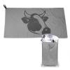 SIYTUAU Funny Cow Towels for Bathroom 16x31.5 in Ultra Soft Quick Drying Bath Towels Hand Towels Camping Fitness Beach Towel view 1