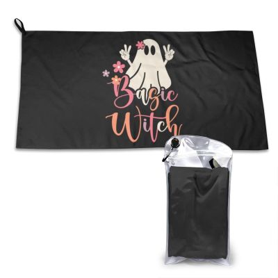 SIYTUAU Cute Halloween Towels for Bathroom 16x31.5 in Ultra Soft Quick Drying Bath Towels Hand Towels Camping Fitness Beach Towel