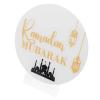 Kichvoe Muslim Ramadan Acrylic Desk Ornament Elegant Holiday Decor for Home Lightweight Portable Eid Decoration for Table Display Adds Festive Atmosphere to Celebrations view 1