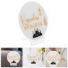 Kichvoe Muslim Ramadan Acrylic Desk Ornament Elegant Holiday Decor for Home Lightweight Portable Eid Decoration for Table Display Adds Festive Atmosphere to Celebrations view 2