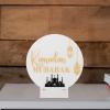 Kichvoe Muslim Ramadan Acrylic Desk Ornament Elegant Holiday Decor for Home Lightweight Portable Eid Decoration for Table Display Adds Festive Atmosphere to Celebrations view 4