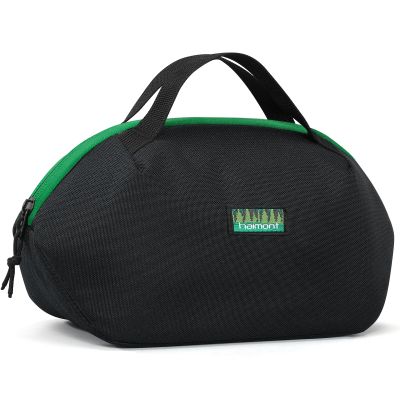 Haimont Freezable Snack Lunch Bag Reusable Freezer Mini Lunch Cooler, Small Insulated Bag Foldable for Work Travel Picnic, Black