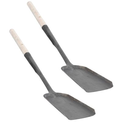 PRETYZOOM 2pcs Cleaning Shovel Long Handle Ash Trowel for Fireplace and BBQ Lightweight Coal Shovel with Smooth Surface Easy to Store and Clean Household Tool
