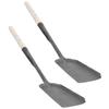 PRETYZOOM 2pcs Cleaning Shovel Long Handle Ash Trowel for Fireplace and BBQ Lightweight Coal Shovel with Smooth Surface Easy to Store and Clean Household Tool view 1