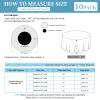 10 Pack Round Tablecloth Burgundy Tablecloths 90 Inch,Circle Polyester Table Cloth,Washable Fabric Stain and Wrinkle Resistant Premium Round Table Cover for Wedding Parties Banquet Reception Dining view 2