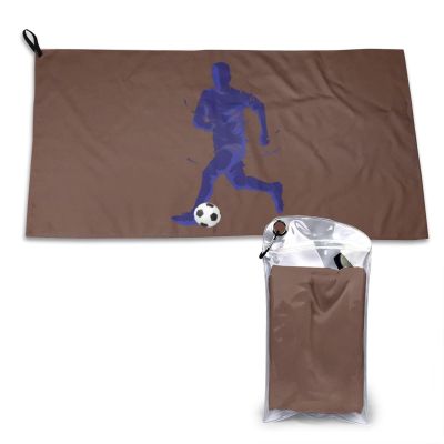 SIYTUAU Play Soccer Towels for Bathroom 16x31.5 in Ultra Soft Quick Drying Bath Towels Hand Towels Camping Fitness Beach Towel