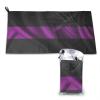 SIYTUAU Silk Style Thin Purple Line Flag Towels for Bathroom 16x31.5 in Ultra Soft Quick Drying Bath Towels Hand Towels Camping Fitness Beach Towel view 1