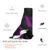 SIYTUAU Silk Style Thin Purple Line Flag Towels for Bathroom 16x31.5 in Ultra Soft Quick Drying Bath Towels Hand Towels Camping Fitness Beach Towel view 3
