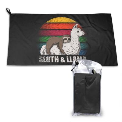 SIYTUAU Cute Sloth and Camel Towels for Bathroom 16x31.5 in Ultra Soft Quick Drying Bath Towels Hand Towels Camping Fitness Beach Towel