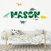 Custom Name Wall Decals,Dinosuar Wall Sticker,Peel And Stick Wall Decals for Nursery and Kids Room view 3