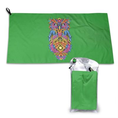 SIYTUAU Colorful Owls Towels for Bathroom 16x31.5 in Ultra Soft Quick Drying Bath Towels Hand Towels Camping Fitness Beach Towel