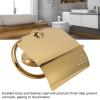 Locadence Paper Towel Holders, Brass Stainless Steel High Hardness Wall Mounted Tissue Roll Rack for Use On The Bathroom Wall, Kitchen Wall or Under The Cabinet view 2