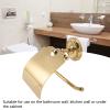 Locadence Paper Towel Holders, Brass Stainless Steel High Hardness Wall Mounted Tissue Roll Rack for Use On The Bathroom Wall, Kitchen Wall or Under The Cabinet view 3
