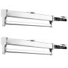 Extendable Pull Out Closet Rod-Wardrobe Pull-Out Trousers Rack,Steel Sliding Pants Hanger Rod,Easy Install Wardrobe Organizer,Space Saving Pull Out Hanger Bar,Load-bearing Up To ( view 3