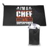 SIYTUAU I m A Chef What s Your Superpower Towels for Bathroom 16x31.5 in Ultra Soft Quick Drying Bath Towels Hand Towels Camping Fitness Beach Towel view 1
