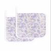 2 Packs Vintage Purple Flower Pot Holders Sets for Kitchen Oven Pan Plate Bowl Pads Heat Proof Mat with Hanging Loop Thick Terry Cloth Potholders for Cooking Baking Luxurious Elegant Spring Botanical view 1