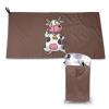 SIYTUAU Dancing Cows Towels for Bathroom 16x31.5 in Ultra Soft Quick Drying Bath Towels Hand Towels Camping Fitness Beach Towel view 1
