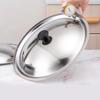 2pcs Pot Lid Multipurpose Cover for Frying Pan Skillet and Wok Easy to Clean for Home and Restaurant Cooking view 4