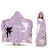 Eiis Unidesign Hooded Towels for Kids 3-10 YrsCute Fairy Silhouettes Pink Flowers Kids Bath Towels Hooded Beach Towel Wrap Bathrobe Blanket Boys Gift for Shower view 4