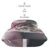 NONHAI 2 Pack Car Neck Pillow Gray Cat with Bow Car Headrest Pillow Memory Foam Car Pillow Breathable Removable Cover Universal Headrest Pillow for Travel Car Seat Driving & Home view 4
