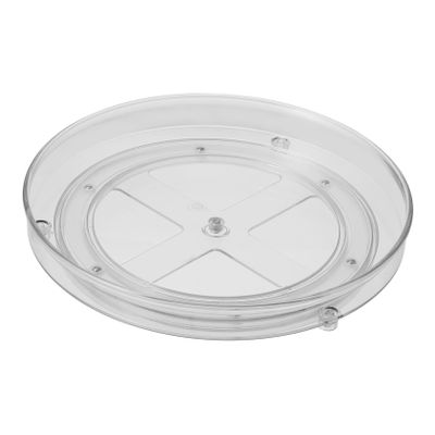IMIKEYA Round Rotating Storage Tray Kitchen Organizer for Spices Makeup and Toiletries Versatile Lazy Storage Rack for Easy Access and Space-Saving
