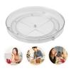 IMIKEYA Round Rotating Storage Tray Kitchen Organizer for Spices Makeup and Toiletries Versatile Lazy Storage Rack for Easy Access and Space-Saving view 2