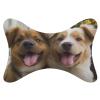 NONHAI 2 Pack Car Neck Pillow Funny Dogs Car Headrest Pillow Memory Foam Car Pillow Breathable Removable Cover Universal Headrest Pillow for Travel Car Seat Driving & Home view 1