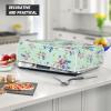 Freewander Roses Electric Griddle Cover Kitchen Tabletop Grill Pan Cover Protection Griddle Cover for Baking Pans Durable Counter Top Griddle Appliance Accessories view 3