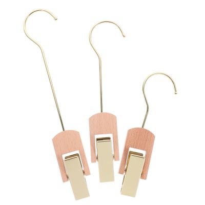 IMIKEYA 3pcs Hook Clip Laundry Hooks Boot Hangers Hat Clips Sturdy Stylish Design