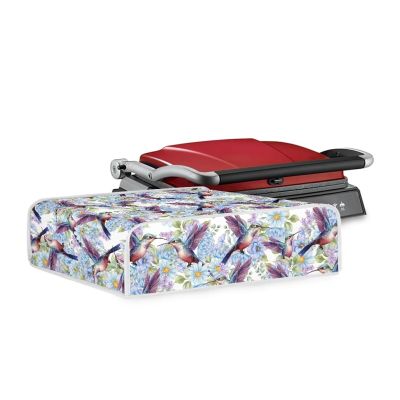 Eheartsgir Hummingbird Daisy Electric Griddle Baking Pans Appliance Cover Anti-Stains Machine Washable Barbeque Gas Grill Cover Home Use Grill Cover for Family and Friends Gift
