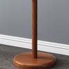 thalo Free Standing Coat Rack Floor-standing Coat Rack with Adjustable Size Coat Tree Living Room Assembly Standing Coat Rack Corner Hanger Clothes Hat Umbrella Standing Coat Rack, Brown view 3