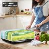 Eheartsgir Green Fields Electric Smokeless Barbecue Grill Cover Lightweight Washable Griddle Protective Dust Cover Griddle Baking Pans Cover for Kitchen Home Decorations view 4