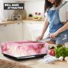 Eheartsgir Pink Marbles Electric Griddle Protective Dust Cover Kitchen Appliance Dust And Fingerprint Protector Barbeque Gas Grill Cover for Home Dining Room Table Decor view 4