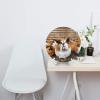 Guinea Pigs Print Design Wall Clock Non Ticking Clock 10 Inch Round Clocks Home Decor for Office Kitchen Clock Art view 3