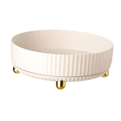 IMIKEYA Rotating Spice Organizer for Cabinet, PP Kitchen Counter Rack