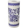LNYDMA Chinese Style Umbrella Stand, Multifunctional Ceramic Vase, Large Capacity Umbrella Holder, Umbrella Stand Rack for Entryway, 40CM, Blue view 1
