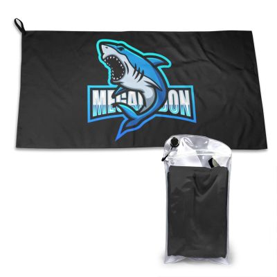 SIYTUAU Angry Megalodon Towels for Bathroom 16x31.5 in Ultra Soft Quick Drying Bath Towels Hand Towels Camping Fitness Beach Towel