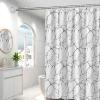 HNBFKD Waterproof Shower Curtain Shower Curtain Bathroom Curtain Stone Pattern Shower Curtain Bathroom partition curt with Hooks, 47x72in(WxH)/119x183cm view 2