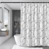 HNBFKD Waterproof Shower Curtain Shower Curtain Bathroom Curtain Stone Pattern Shower Curtain Bathroom partition curt with Hooks, 47x72in(WxH)/119x183cm view 3