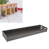 MISNODE Wall Mounted Spice Rack, Wall Mounted Seasoning Rack, Multifunctional Wall Organizer, Wall Storage Shelf, Spice Pantry Organization for Home Kitchen(Grey) view 3