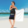 SIYTUAU Smoke Style United States Thin Line Red White Blue Flag Bath Towels 27.5"x55" Inch Super Soft Quick Dry Bath Towel Travel Gym Beach Towel Picnic Yoga Blankets view 2