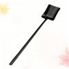 IMIKEYA 6pcs Stainless Steel Stirring Spoon Mini Spatula for Desserts Teas and Appetizers Non- Handle Mirror Polished Finish Black view 3