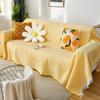 UEAUY Cotton Linen Couch Cover Modern Style Sofa Slipcovers Thick Washable Sofa Covers Protector Grey 71" x 91" view 3