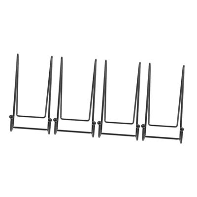 ABOOFAN 4 Pcs Plate Display Stand Album Display Bracket Display Rack Merchandise Book Shelf Photo Album Holder