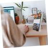 ABOOFAN 4 Pcs Plate Display Stand Album Display Bracket Display Rack Merchandise Book Shelf Photo Album Holder view 3