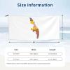 SIYTUAU Eastern Province Flag Map Bath Towels 27.5"x55" Inch Super Soft Quick Dry Bath Towel Travel Gym Beach Towel Picnic Yoga Blankets view 4