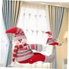Ciieeo 2 Pack Christmas Curtain Buckles Doll Clip Tiebacks for Bedroom Decorations Gold Color Decorative Home Accessories view 2